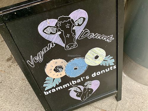 sign outside at Brammibal's Donuts - Potsdamer Platz in Berlin
