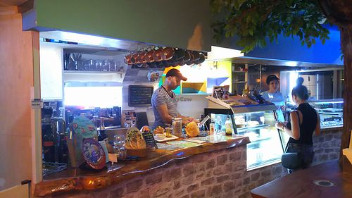 Counter at Falafel Brothers - Ebisu in Tokyo