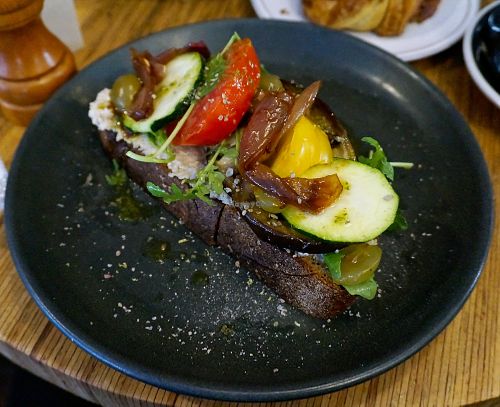 Ricotta toast (Sep-2024) at Grounded in Paris