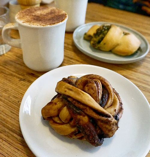 Cinnamon Roll at Grounded in Paris