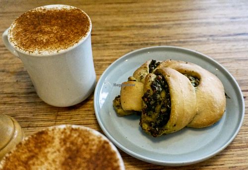 Wild Garlic Roll (Savory) at Grounded in Paris
