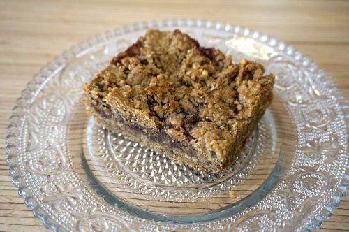 Peanut butter blondie at Grounded in Paris