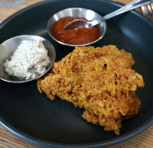 Savory scone at Grounded in Paris