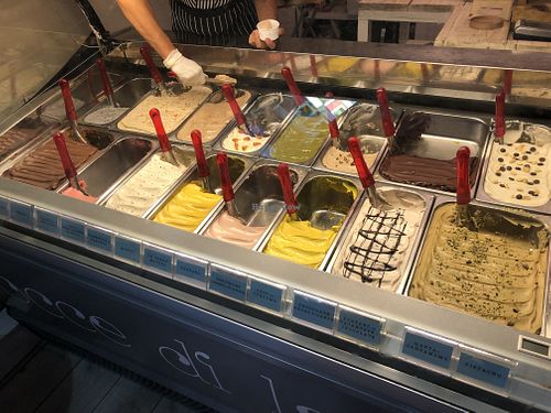 So many choices  at Bellamia Gelateria Italiana in Barcelona