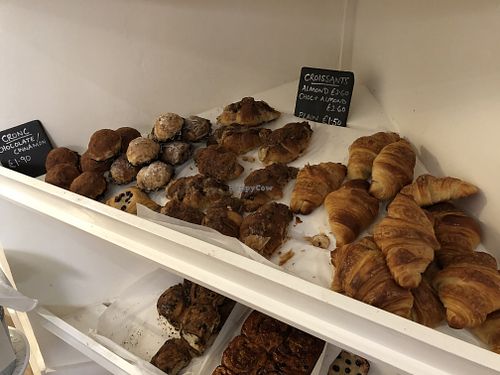 Various croissants  at Alex Gooch in Cardiff
