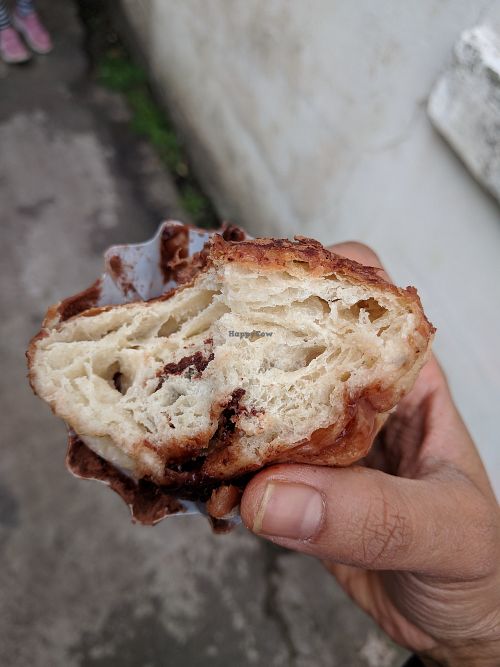 Yummy chocolate Cronx at Alex Gooch in Cardiff