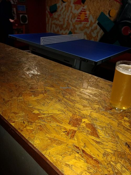 Ping pong at Bun Fiction - Pop Up in Bristol