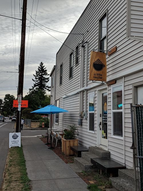 Storefront at A Little Nectar in Portland