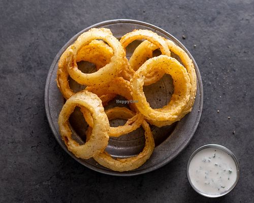 Onion Rings at Stand-Up Burgers in Berkeley