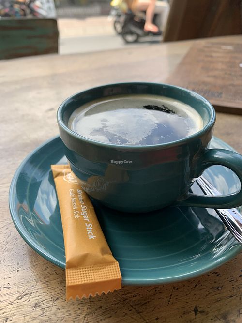 Black coffee- delicious!  at Green Guru in Canggu