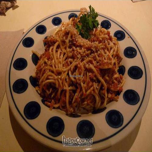 pasta bolognaise at Rawlicious - Bloor St in Toronto