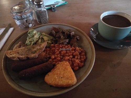 Vegan breakfast at Mary & Archie in Manchester