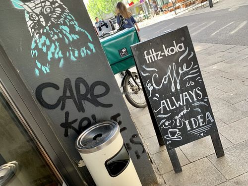 sign at Kaffeehaus Severinstrasse in Cologne