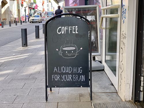 sign at Kaffeehaus Severinstrasse in Cologne
