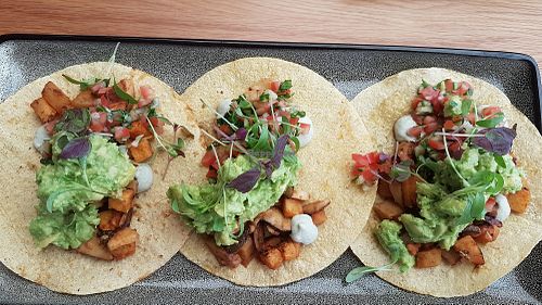 Tacos...mmmm...mmmmmm! at Cafe Vie Sunshine Coast in Buderim