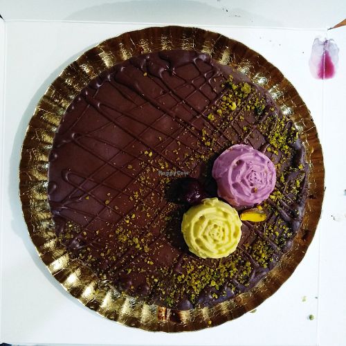 Amandina cake at Sublimmme in Bucharest