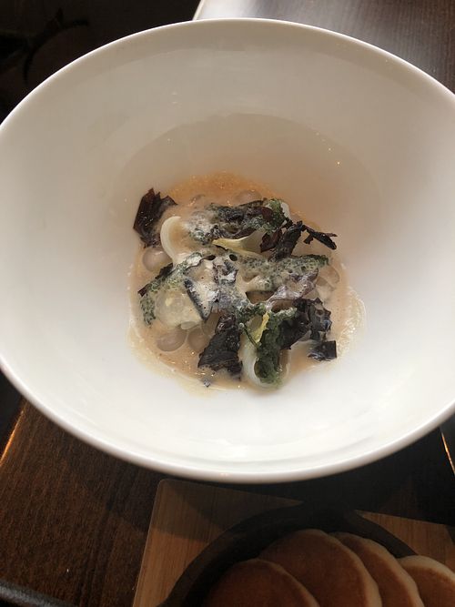 Sea vegetables at Sans in Brooklyn
