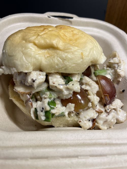 Chkn Salad sandwich made with Gardein   at Vegan East in Minneapolis