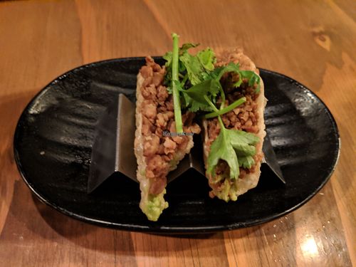 Vegan tacos at JINYA Ramen Bar in Toronto