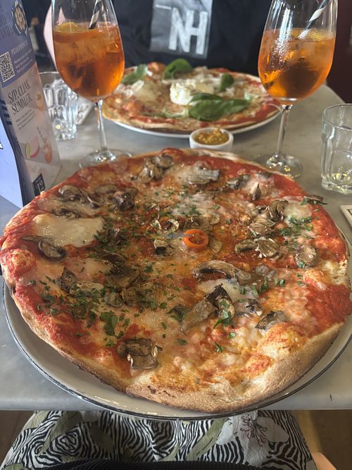   at Pizza Express - Bow Street in London