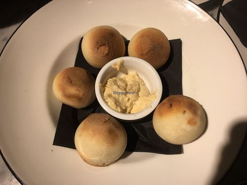 Vegan and gluten-free dough balls with houmous  at Milano - Clarion Quay in Dublin