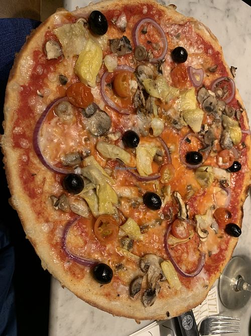 Vegan Giardinera with thin crustt  at Milano - Blanchardstown in Blanchardstown