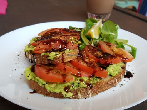 Smashed Avocado toast at Lollipop in London