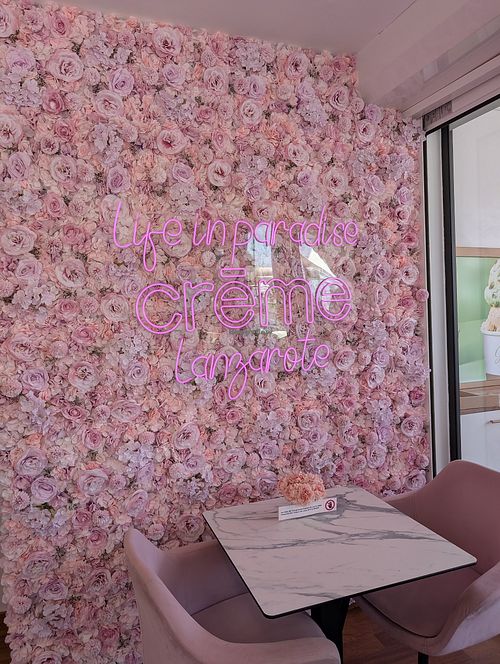  at Creme Cafe in Lanzarote