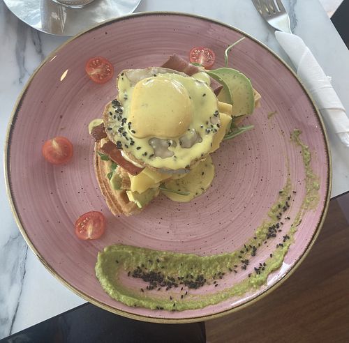   at Creme Cafe in Lanzarote