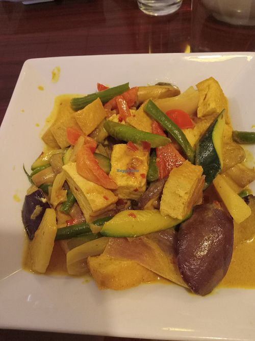 Malaysian coconut curry at Ye's Asian Vegan Kitchen in Hilliard