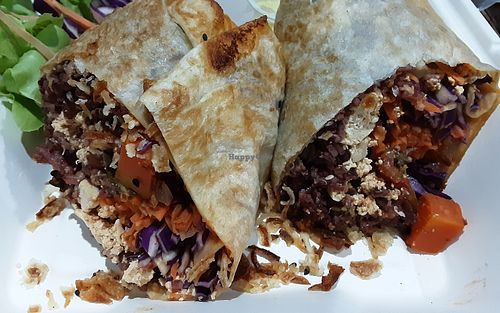Breakfast burrito at Pure Vegan Heaven in Koh Samui