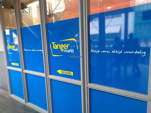 Ingang - entrance at Tanger Market in Amsterdam