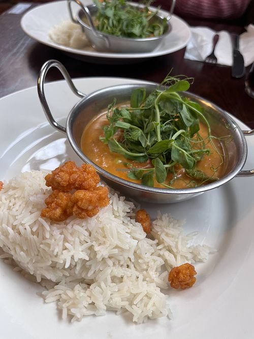 Thai vegan curry   at Greyhound in Gloucester