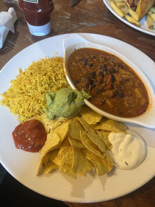The Vegetarian Chilli  at Greyhound in Gloucester