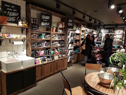 inside Lush Utrecht at LUSH in Utrecht