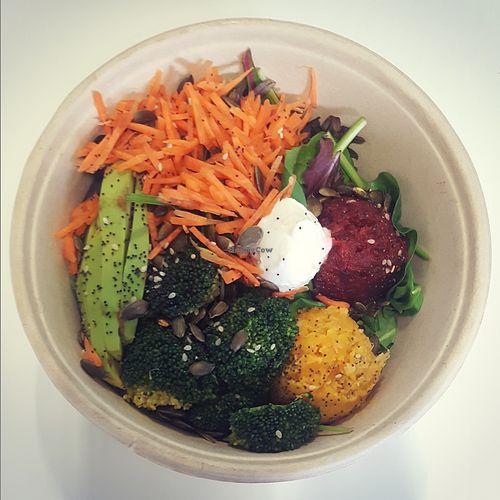 "Fresh five" salad at Flipside in London