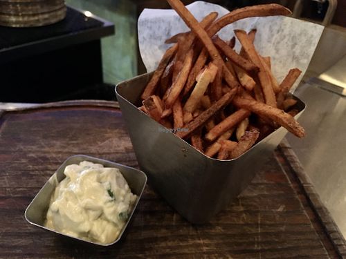 Frites with vegan ranch at Our Harvest in Fenwick Island