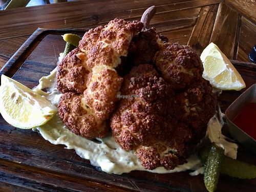 Kentucky fried cauliflower  at Our Harvest in Fenwick Island
