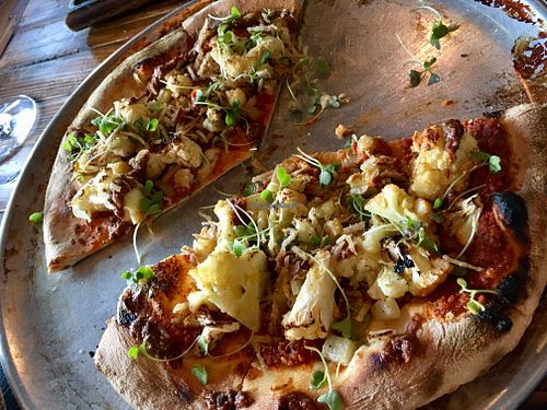 Vegan flatbread  at Our Harvest in Fenwick Island