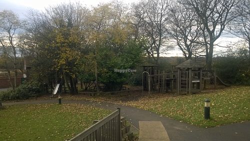 Children's play area  at Rising Sun Countryside Centre Cafe in Newcastle Upon Tyne