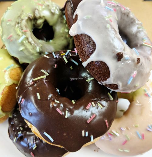 Baked donuts at The Baked Vegan Bakery in Lake Park