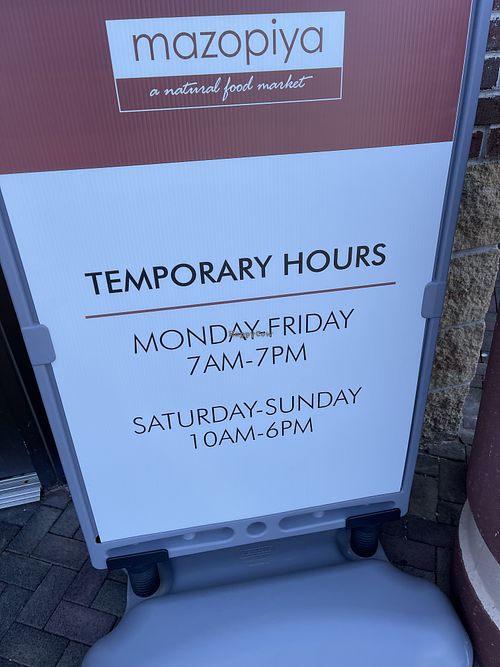 Hours   at Mazopiya in Prior Lake