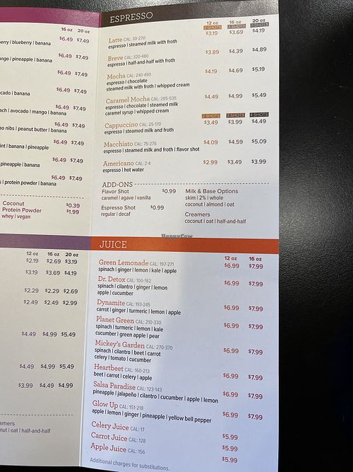 Menu  at Mazopiya in Prior Lake