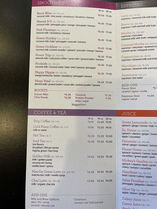 Menu  at Mazopiya in Prior Lake