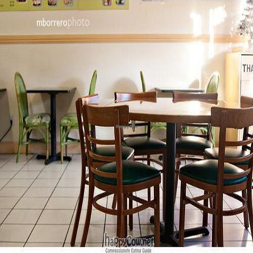 seating at Shing Wang in North Miami Beach