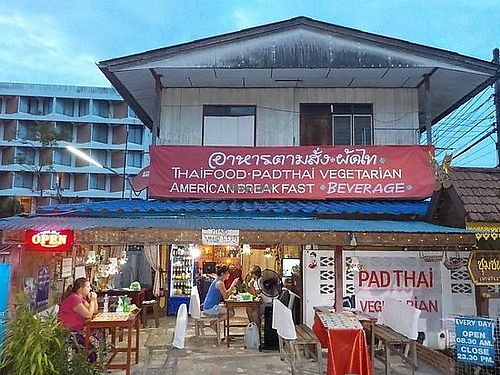 Out front at Pad Thai in Chiang Rai