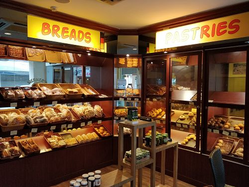 Bakery interior at Werner's Oven in East Singapore
