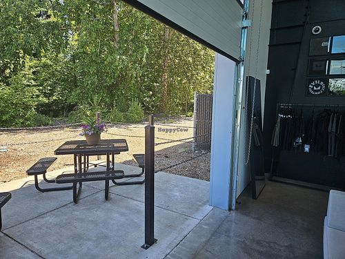 Outside seating at New Public - Food Truck in Bellingham