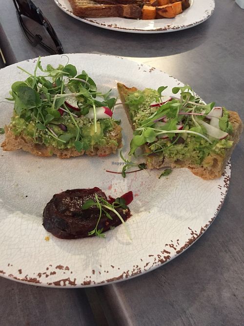 Avocado toast at Seed Cafe in Minneapolis