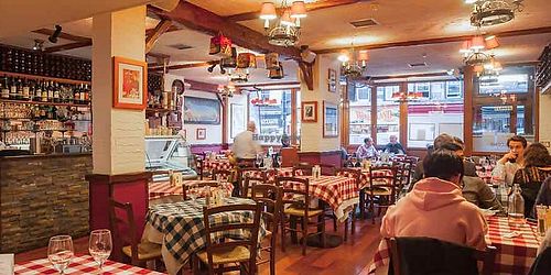 Inside at Bar Italia in Edinburgh